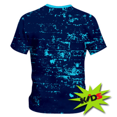 Дитяча футболка 3D Texture and skull 2