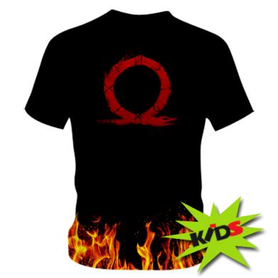 Дитяча футболка 3D God Of War Kratos 2