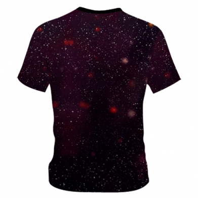 Детская 3D футболка Тигр и гирлянда 2