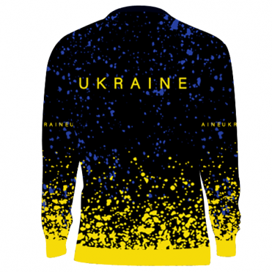 3D свитшот Ukraine, yellow blue 2