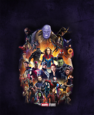 Принт Чохол для Xiaomi Redmi A1 ALL heroes of the universe marvel, Фото № 2 - FATLINE
