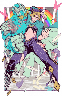 Принт Кепка Jojo's bizzare poster, Фото № 2 - FATLINE