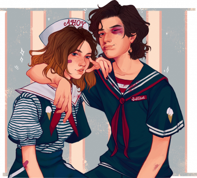 Шеврон щит Робін та Стів 2