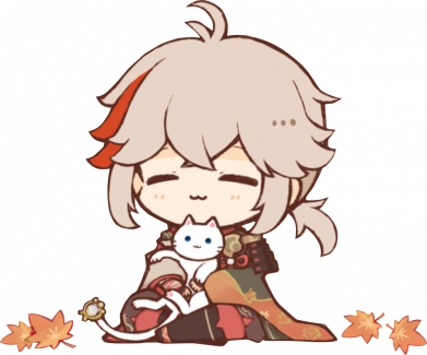 Кадзуха с котом