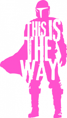 Принт Женская майка Din Djarin This Is The Way, Фото № 2 - FATLINE