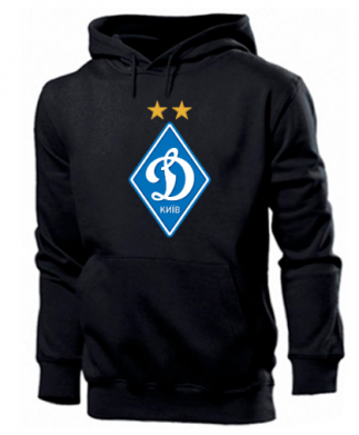 Толстовка чоловіча чорна (M) Dynamo Kiev