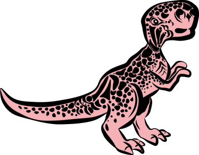 Spotted baby dinosaur