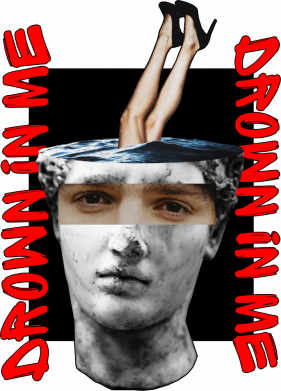 Сумка-бананка преміум Drown in me 2