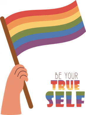 Жіночі труси Рука з прапором ЛГБТ 2