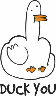 Чоловічі труси Duck you 2