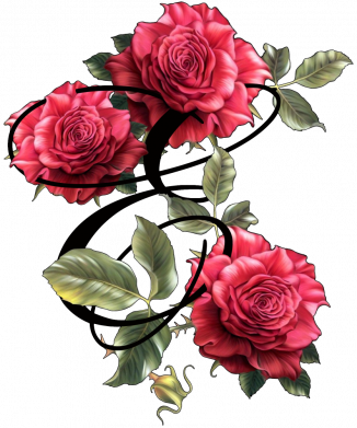 Чехол из раздела Цветы Буква Е с розами для Xiaomi Redmi 12 2