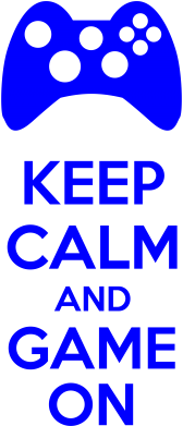 Футболка поло мужская KEEP CALM and GAME ON 2