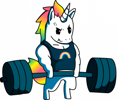 Принт Кружка двухцветная 180ml The unicorn is rocking, Фото № 2 - FATLINE