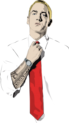 Eminem в галстуке