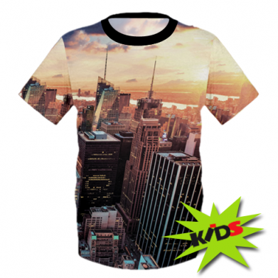 Дитяча футболка 3D Прізвище номер Нью-Йор 2
