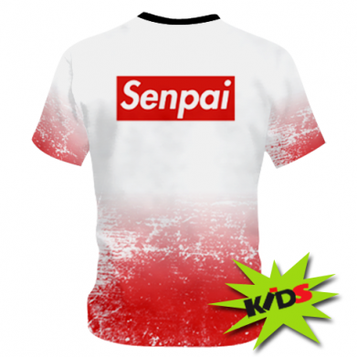 Детская 3D футболка Senpai Girl 2