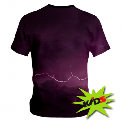 Детская 3D футболка Thunderstorm 2