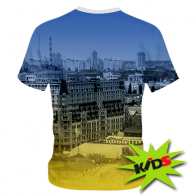 Дитяча футболка 3D Ukraine and the coat of arms 2