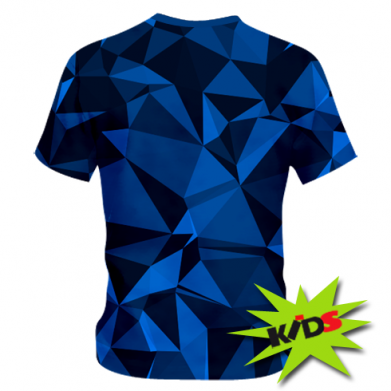 Дитяча футболка 3D Герб України Poly 2