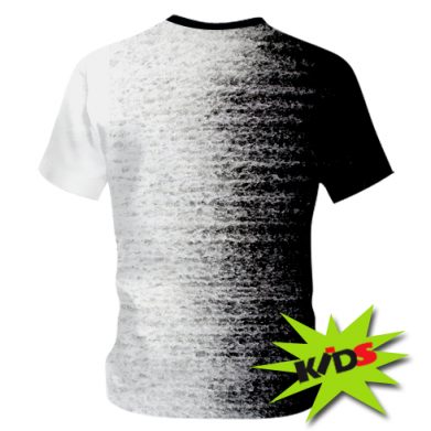 Дитяча футболка 3D Black & White Lion 2