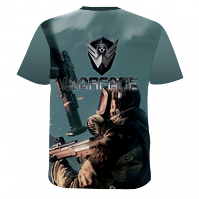 Мужская 3D футболка Warface Soldiers 2