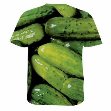 Чоловіча 3D футболка Огірки 2