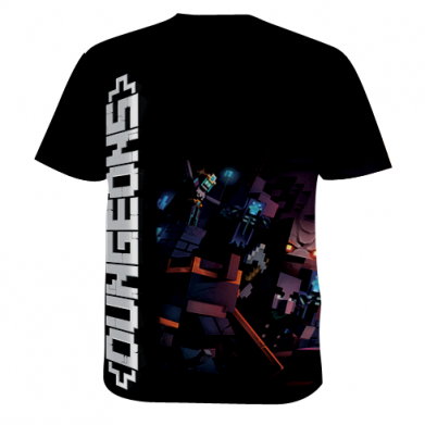 Чоловіча 3D футболка Minecraft Dungeons new 2