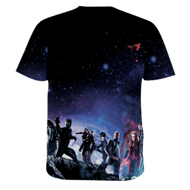 Мужская 3D футболка Marvel Heroes 1 2