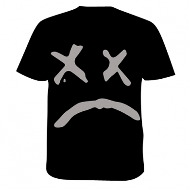 Мужская 3D футболка Lil Peep fuck the population 2