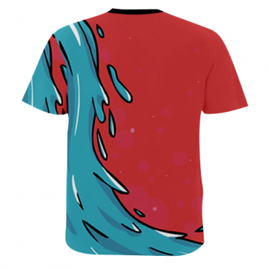 Мужская 3D футболка Water Elemental 2