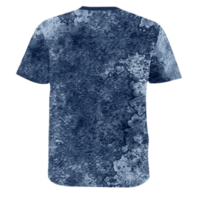 Чоловіча 3D футболка Відьмак лого на мапі 2