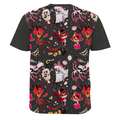 Мужская 3D футболка Hotel Hazbin art 2