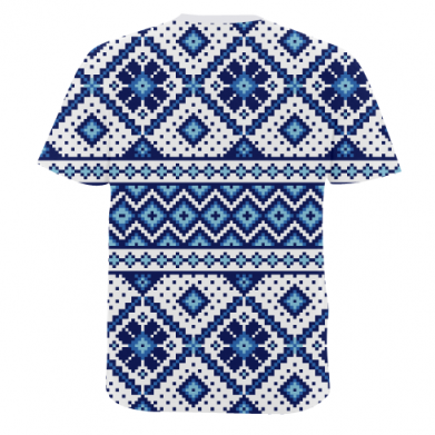 Чоловіча 3D футболка Pattern Ukraine 2