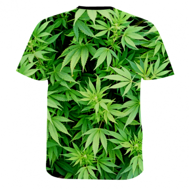 Мужская 3D футболка Ganja 2