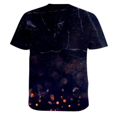 Мужская 3D футболка Girl in tattoos 2