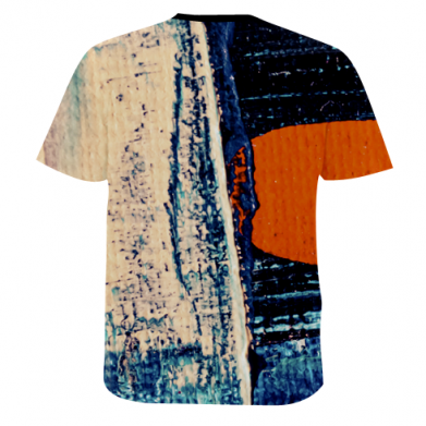 Мужская 3D футболка Paint strokes 2