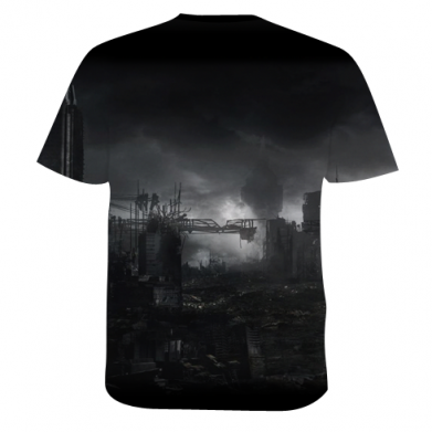 Чоловіча 3D футболка Batman Dark Town 2