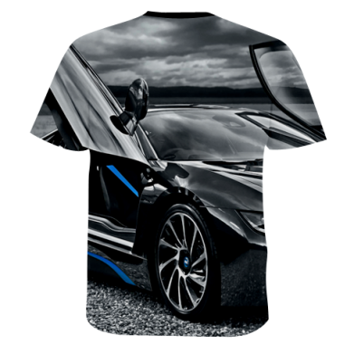 Мужская 3D футболка Bmw avto 2
