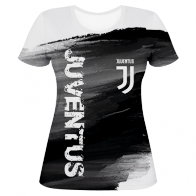 Принт Женская 3D футболка Juventus, Фото № 2 - FATLINE