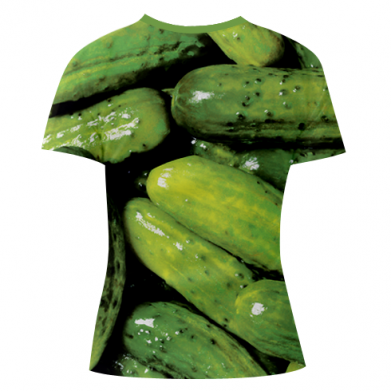 Жіноча 3D футболка Огірки 2