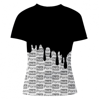Женская 3D футболка POrnHub 2 2