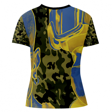Жіноча 3D футболка Україна 2