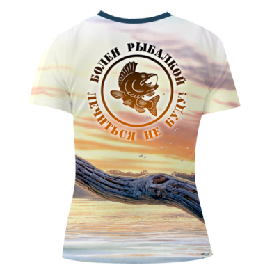 Жіноча 3D футболка Болію рибалкою 2