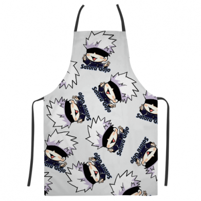 Принт 3D фартук Cute Satoru Gojo pattern, Фото № 1 - FATLINE