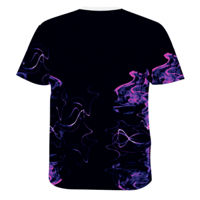 Чоловіча 3D футболка Dodge Art neon 2