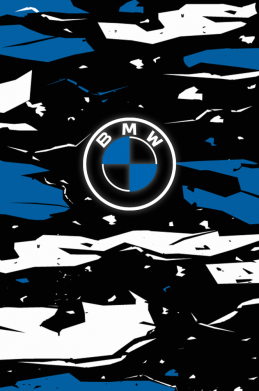 Чехол из раздела Автомобилистам BMW logo and art background для Samsung A20s 2