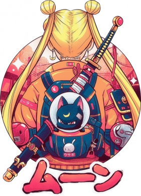 Кепка Street art Sailor Moon 2