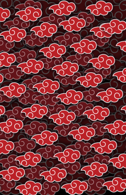 Стикер Akatsuki red cloud 2