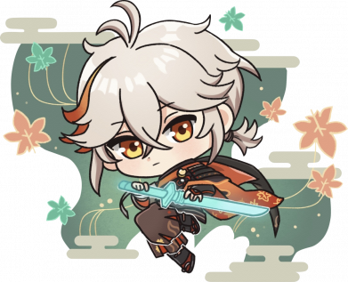 Футболка оверсайз FATLINE Chibi Kazuha 2