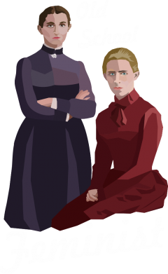 Кружка двоколірна 320ml Old School Feminist 2